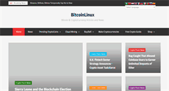 Desktop Screenshot of bitcoinlinux.com